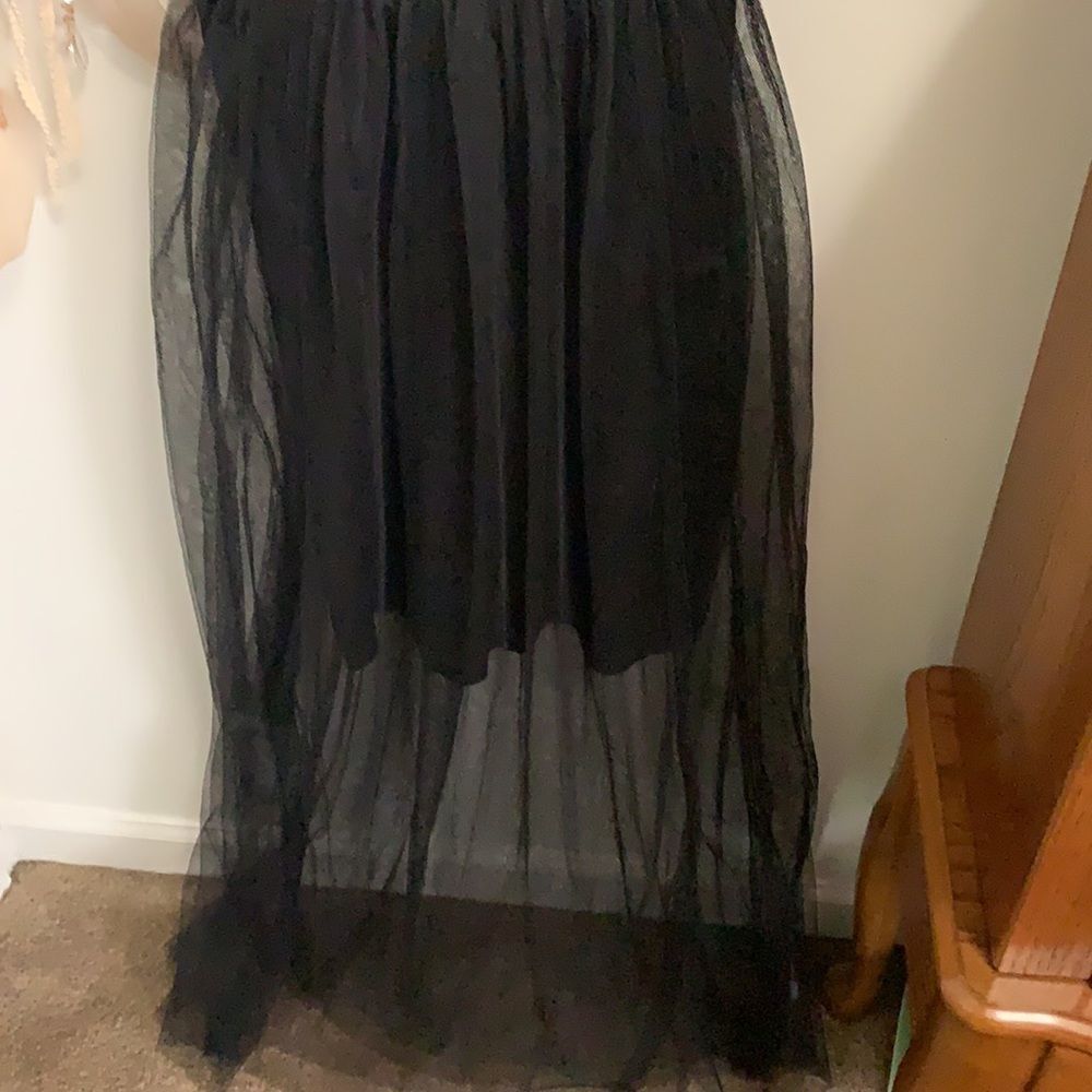 A'Reve Black Lace Overlay Maxi Dress - Picture 3 of 9